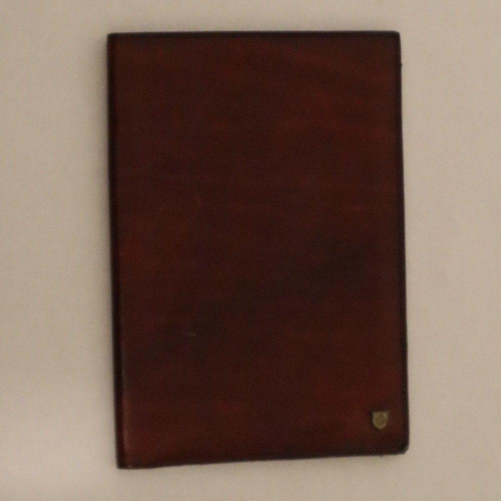 Leplat - 4 5/8" x 6 5/8" - Dark Red - Check, Credit Card, Banknote, Card Holder